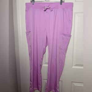 MedCouture Touch Scrub Cargo Pants Lavender Size XLP